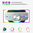 RGB Colorful glowing ticker with vibrant lights and multiple modes for immersive visual experience.