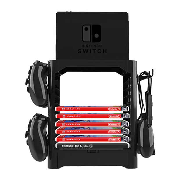 Multi-Function Storage Rack for Switch and Games