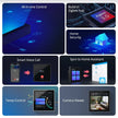 Smart Home Control Hub showcasing all-in-one control, Zigbee 3.0, home security, smart voice call, and camera viewer.