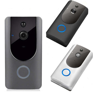 Smart Home Doorbell Vision in black and white options showcasing advanced visual monitoring features.