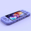 Ultimate Retro Gaming Console with 5.1 inch display in stylish purple design