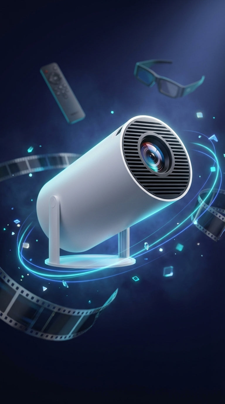 Versatile Portable Mini Projector designed for big-screen entertainment and convenience.