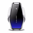 Wireless Mobile Phone Charger for Your Car with automatic clamp and sleek design.