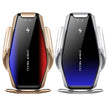 Wireless Mobile Phone Charger for Your Car available in two colors, gold and silver.