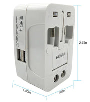 Universal Travel Adapter with Multiple Functions