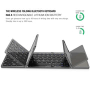New Mini Wireless Bluetooth Folding Keyboard BO33