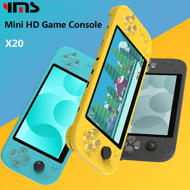 X7 4.3" Handheld Game Console with 10000 Games